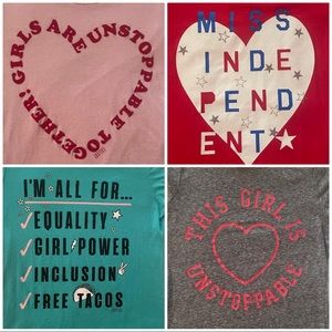 Girls JUSTICE Shirt Bundle